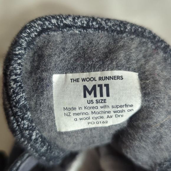 Allbirds Mens Wool Runner Mizzles Sneakers Gray Size 11 - Picture 6 of 8